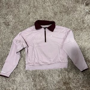 Converse brand crop top sweater